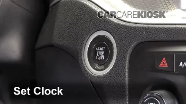 2012 Dodge Charger RT 5.7L V8 Reloj Fijar hora de reloj